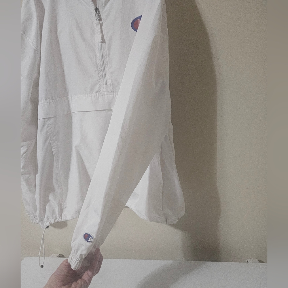 Champion Men's Lrg Windbreaker White - Picture 8 of 8